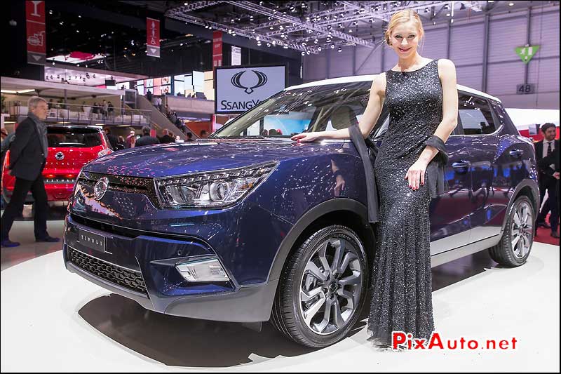 Salon-de-Geneve hotesse, Ssangyong Tivoli