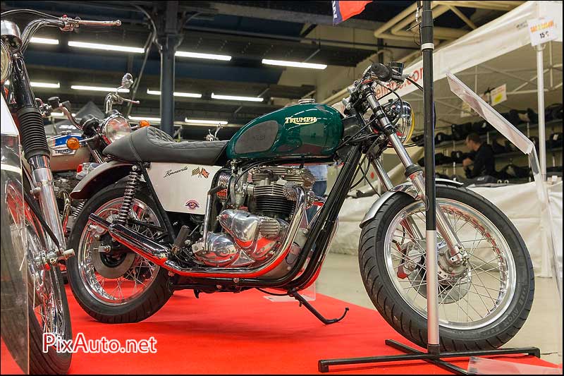 Salon-Moto-Legende 2015, Cafe Racer Triumph Bonneville T140