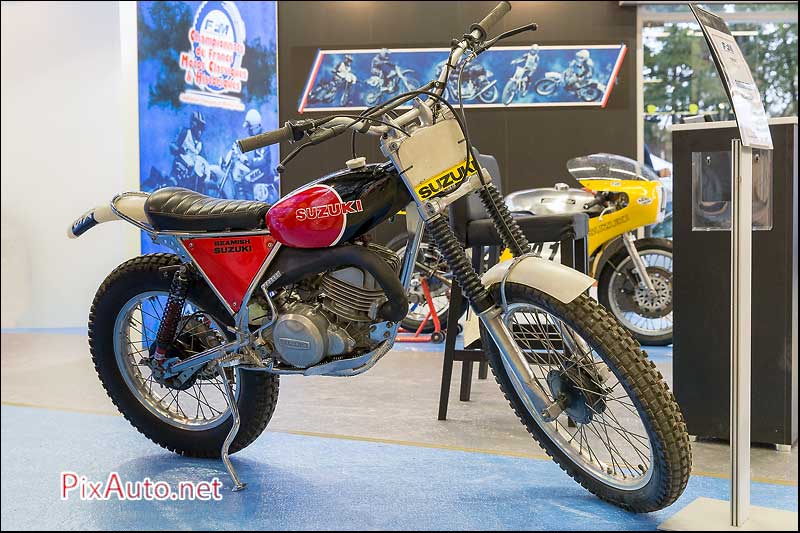 Salon-Moto-Legende 2015, Suzuki 250 Beamish de 1978