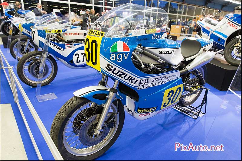 Salon-Moto-Legende 2015, Suzuki RG500 Lucky Lucchinelli