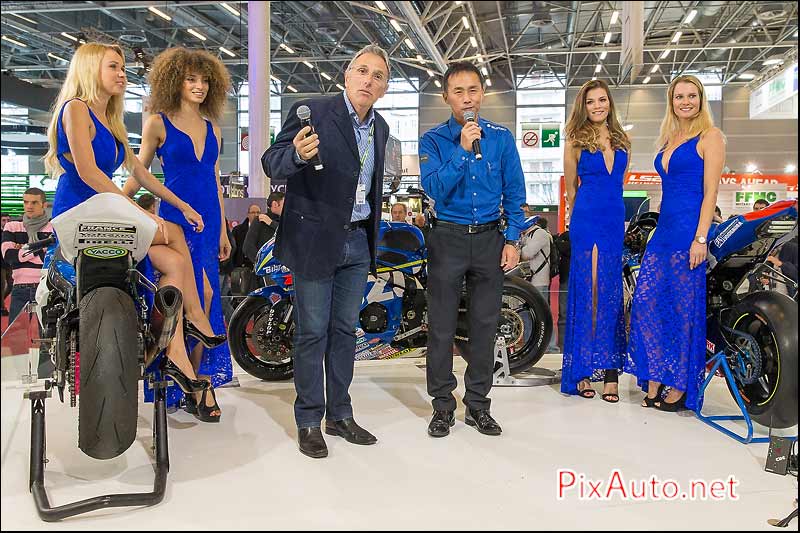 Salon-de-la-Moto 2015, Conference de Presse Suzuki