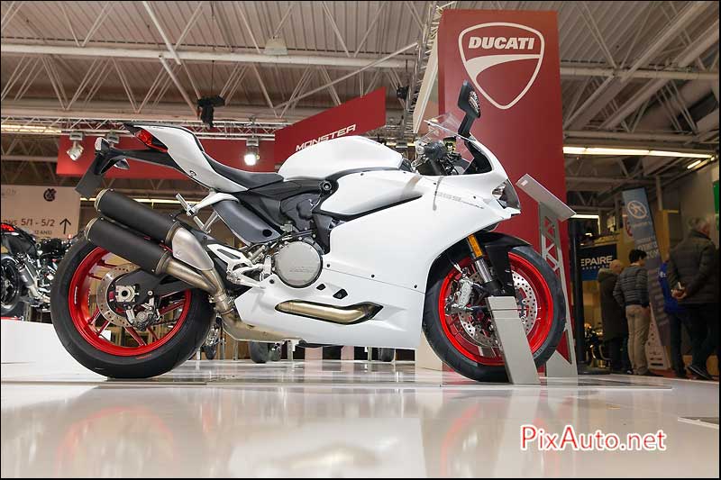 Salon-de-la-Moto 2015, news Ducati 959 Panigale Blanc Artic