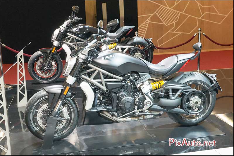 Salon-de-la-Moto 2015, news Ducati XDiavel Noir Dark Stealth