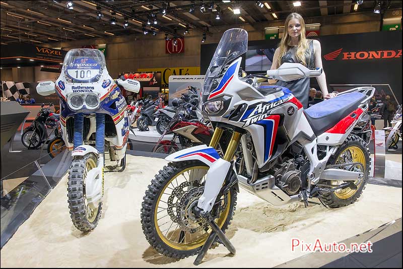 Salon-de-la-Moto 2015, Honda Africa Twin 2016 et Rothmans