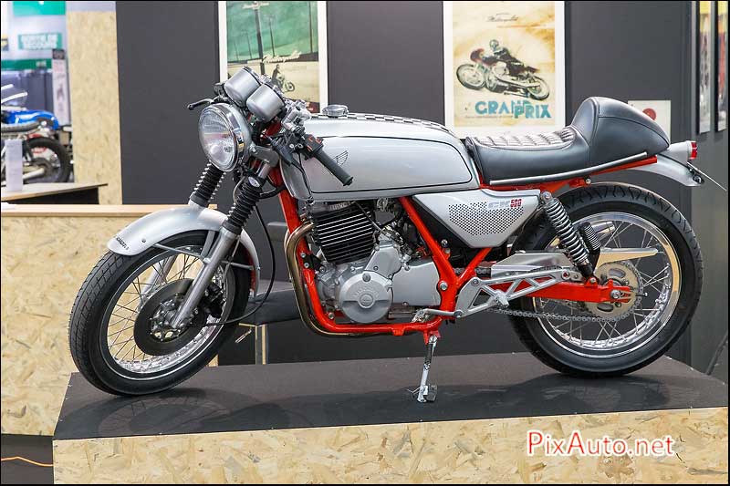 Salon-de-la-Moto 2015, cafe-racer Honda XBR500