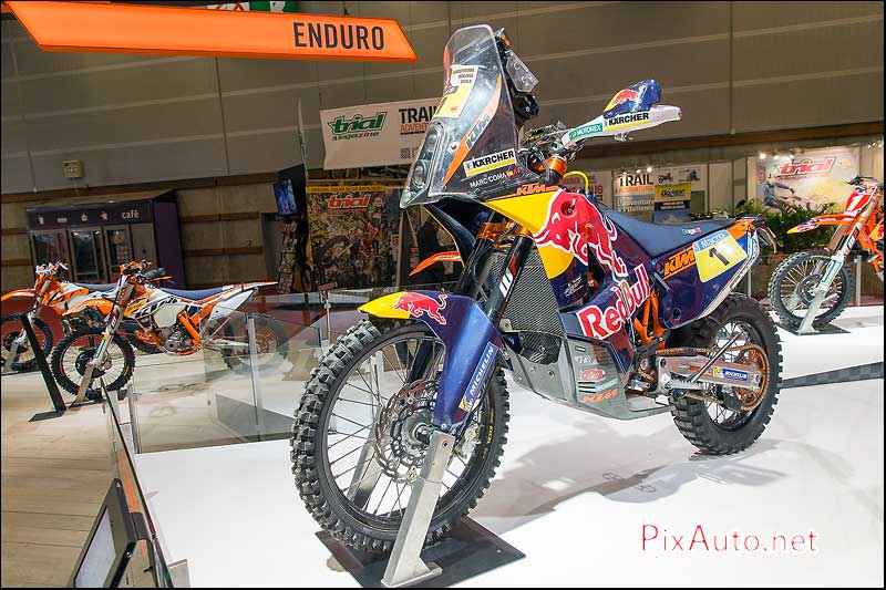 Salon-de-la-Moto, KTM 450 Rally Marc Coma