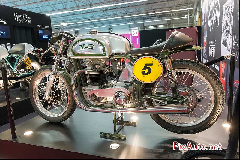 Salon-de-la-Moto, expo Guitars Bikes, Norton 500 Model-7