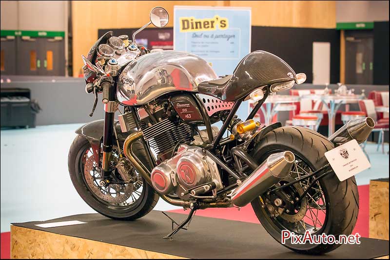 Salon-de-la-Moto, cafe-racer Norton Dominator SS