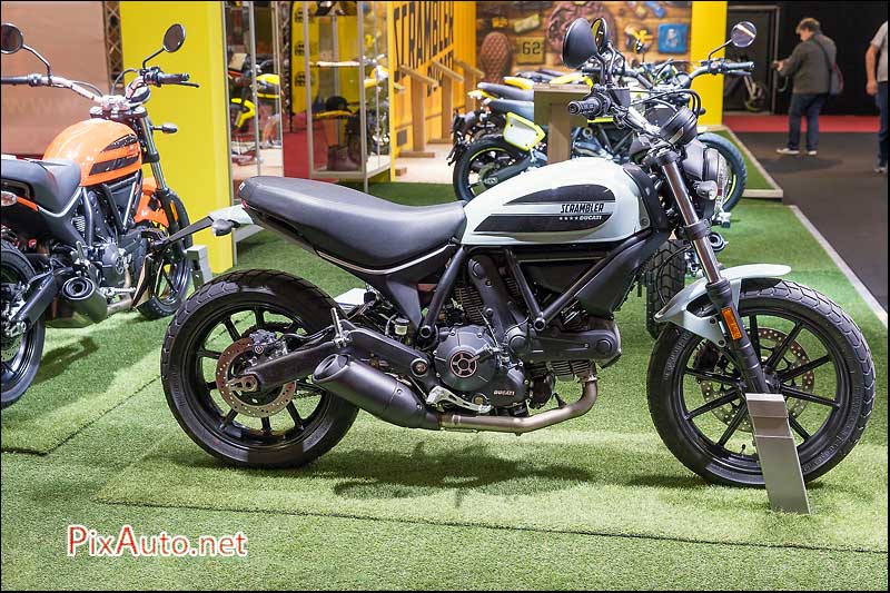 Salon-de-la-Moto, Scrambler Ducati Sixty2 Ocean Grey