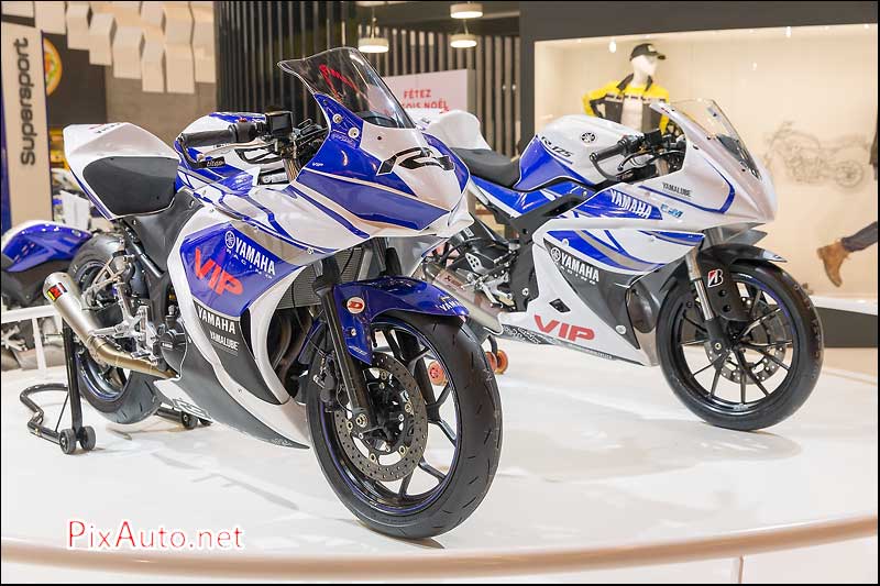 Salon-de-la-Moto, Yamaha Racing R3 et R125