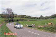 Tour Auto 2015, route de montagne, Porsche 356 N°80