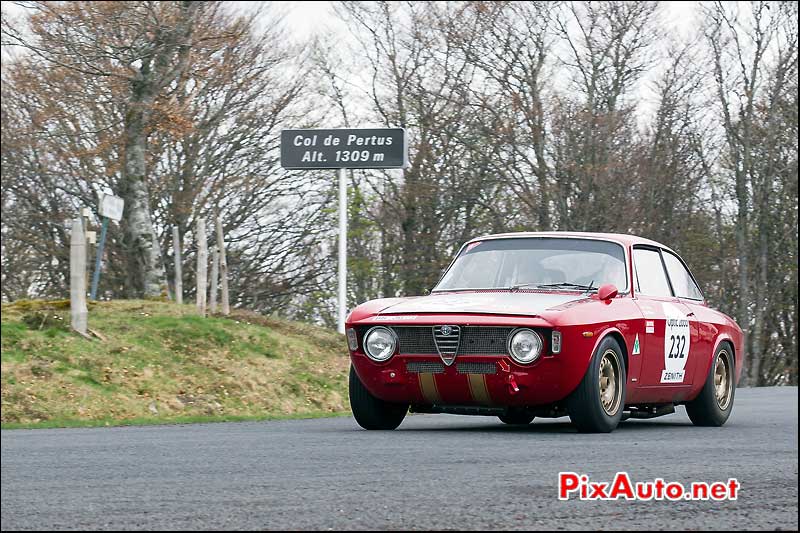 Tour Auto, Col De Pertus, Alfa Romeo 1600-GTA N°232