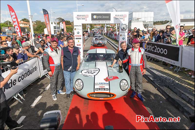 Tour Auto, Christophe Bouchet Jean-Pierre Lajournade et Mecaniciens