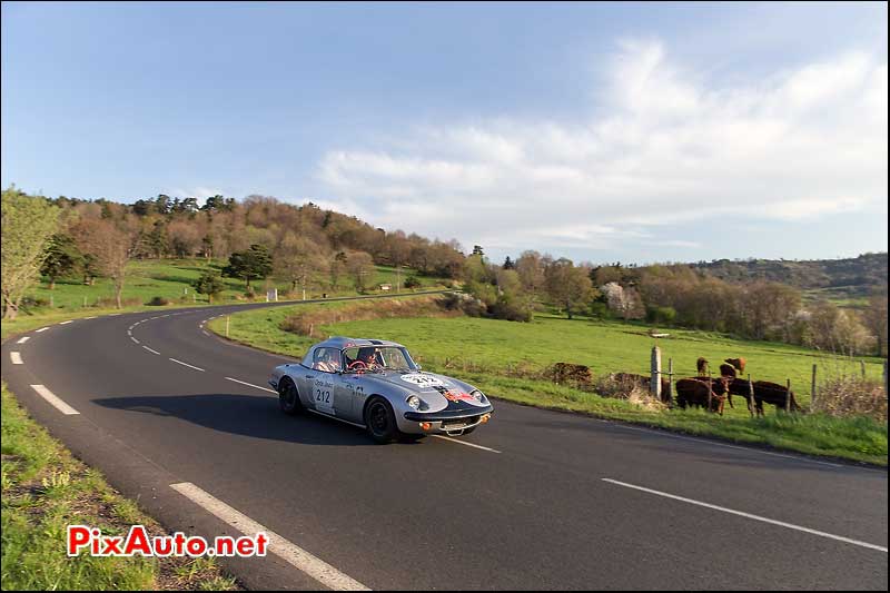 Tour Auto, route Cantal, Lotus Elan N°212