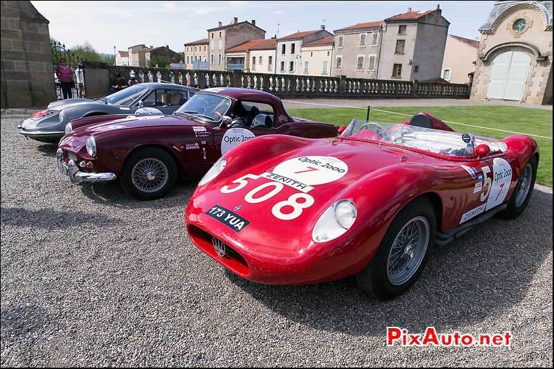 Tour Auto, Chateau Parentignat, Maserati 200-SI