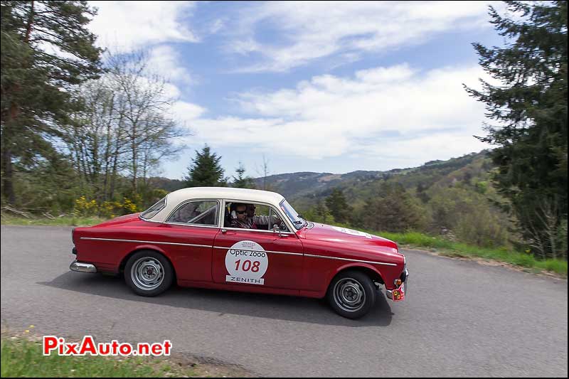 Tour Auto, route auvergne, Volvo 122S N°108