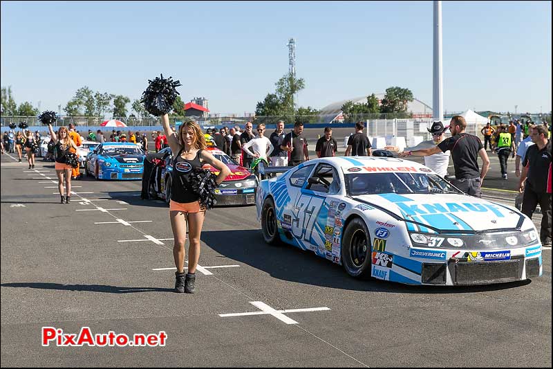 Tours-Motor-Show-2015, Pom Pom Girls Pre Grille