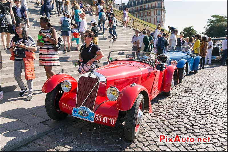 Traversee de Paris Estivale, Automobile Georges Ira, Montmartre