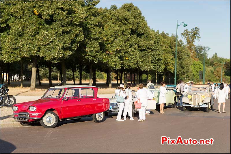 Traversee de Paris Estivale, Citroen Ami 8 Esplanade Vincennes