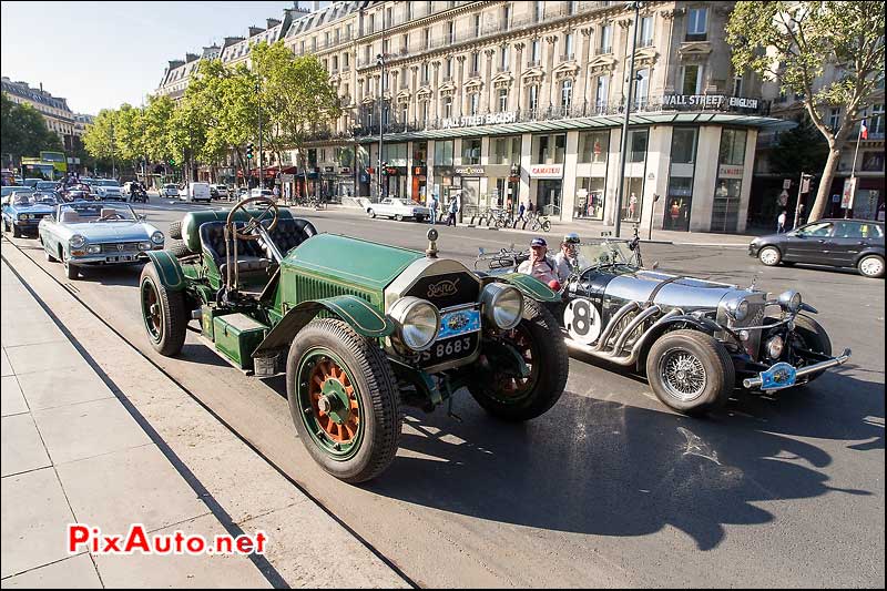 Traversee de Paris Estivale, torpedo Simplex Place de La Republique