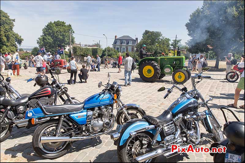 Traversee de Paris Estivale, Suzuki GS850, Av du Chateau Meudon