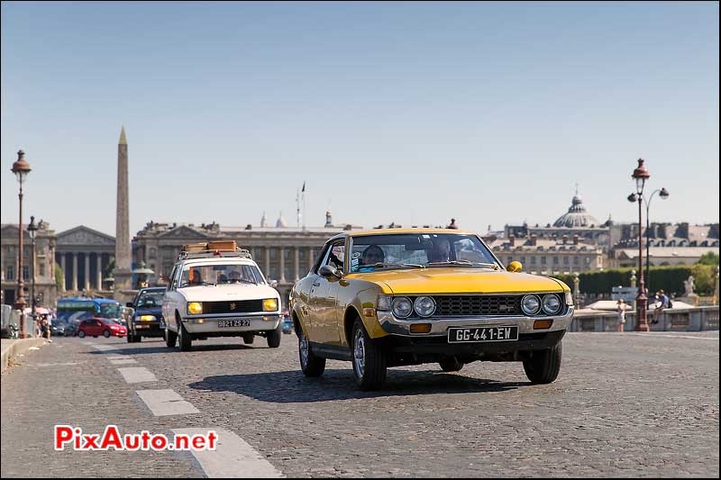 Traversee de Paris Estivale, Toyota Celica GT, Pont de La Concorde
