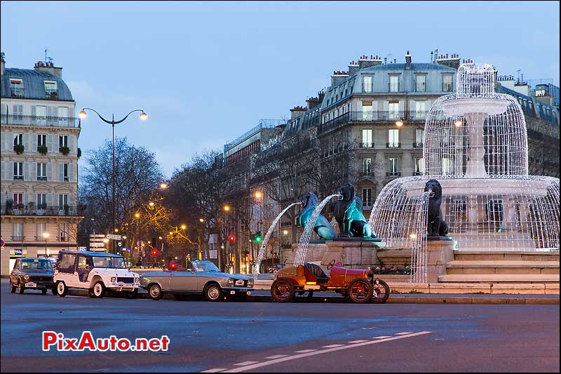 Traversee de Paris 2015, Place Felix Eboue