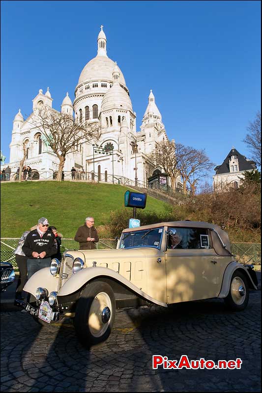 Traversee de Paris 2015, Rosengart LR500, Montmartre