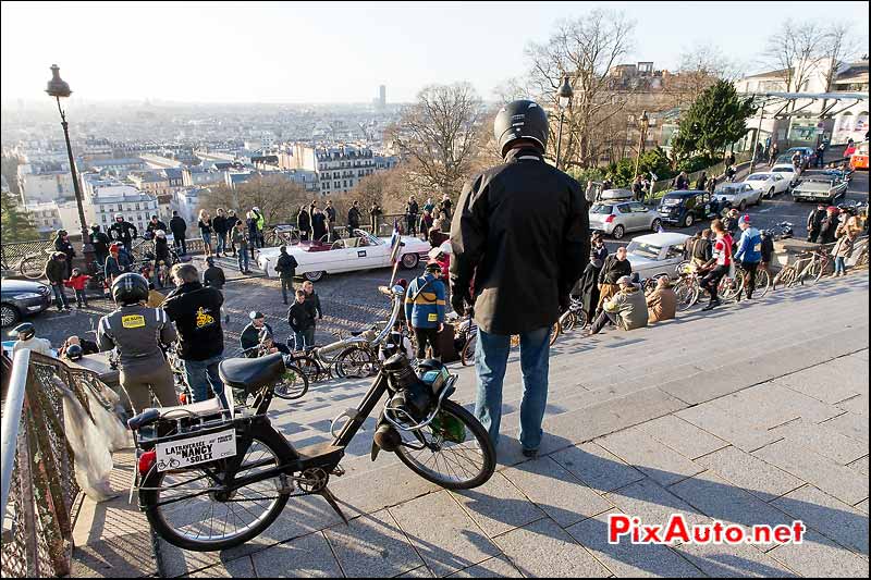 15e Traversee de Paris, Solex Butte Montmartre