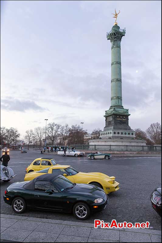 Traversee de Paris 2015, Toyota MX5 Bastille