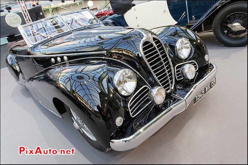 Vente Bonhams Grand Palais, Delahaye 135M Cabriolet Antem