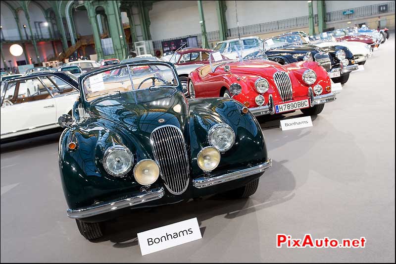 Bonhams Paris 2015, Jaguar XK120 et XK140