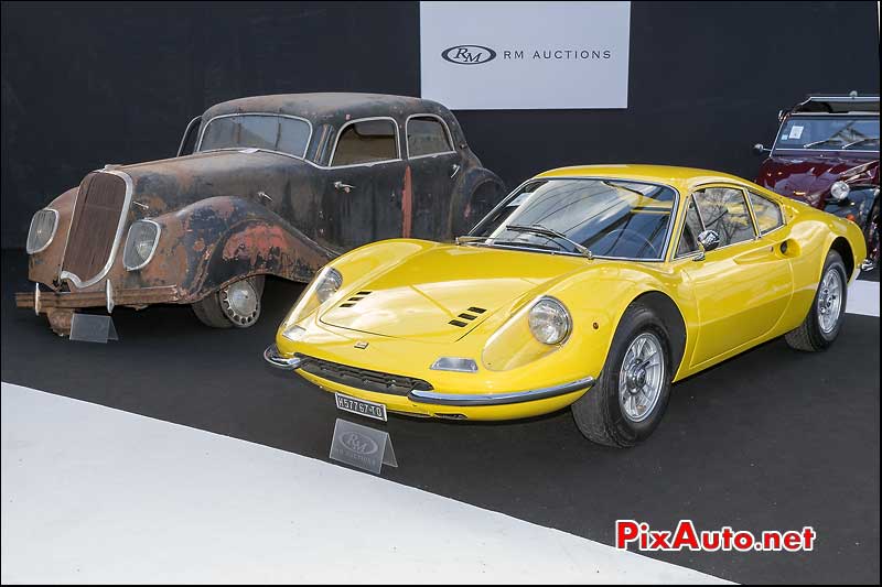 RM Auctions, Ferrari Dino 246GT et Panhard Levassor X82