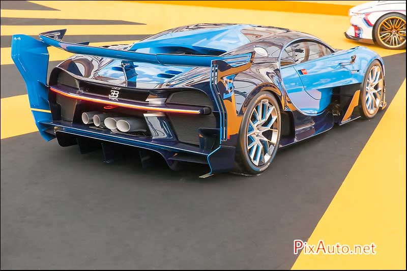 Exposition Concept Cars, Bugatti Vision GT De Profil