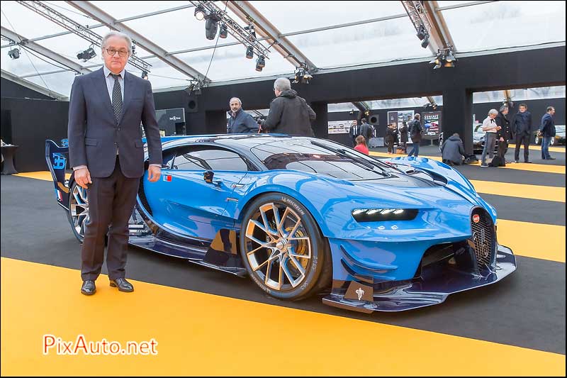 Exposition Concept Cars, Remi Depoix President du FAI