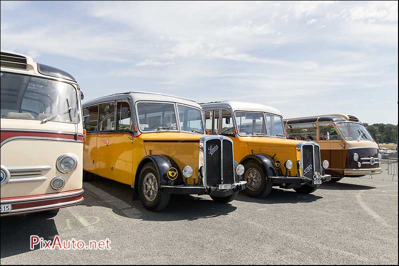 Le-Mans-Classic 2016, Autobus Anciens