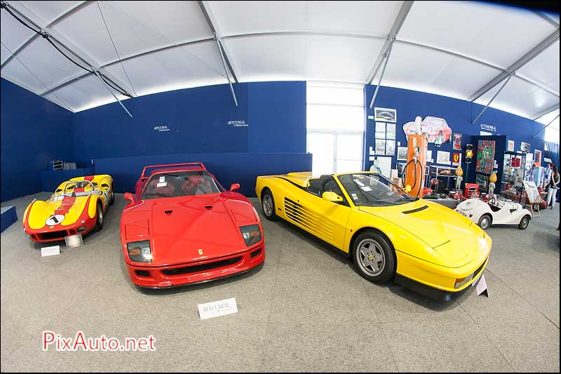 Le-Mans-Classic 2016, Ferrari F40 et Testarossa Spider