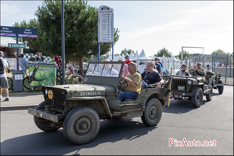 Le-Mans-Classic 2016, Navettes Vip Jeep