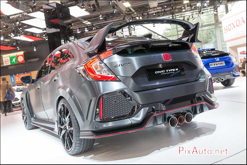 MondialdelAutomobile-Paris, Honda Civic Type R Prototype Arriere