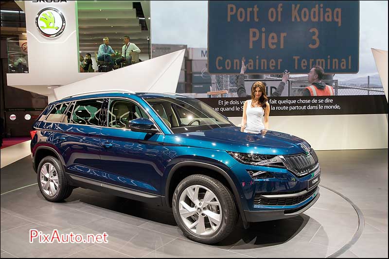 MondialdelAutomobile-Paris, Skoda Kodiaq SUV familiale