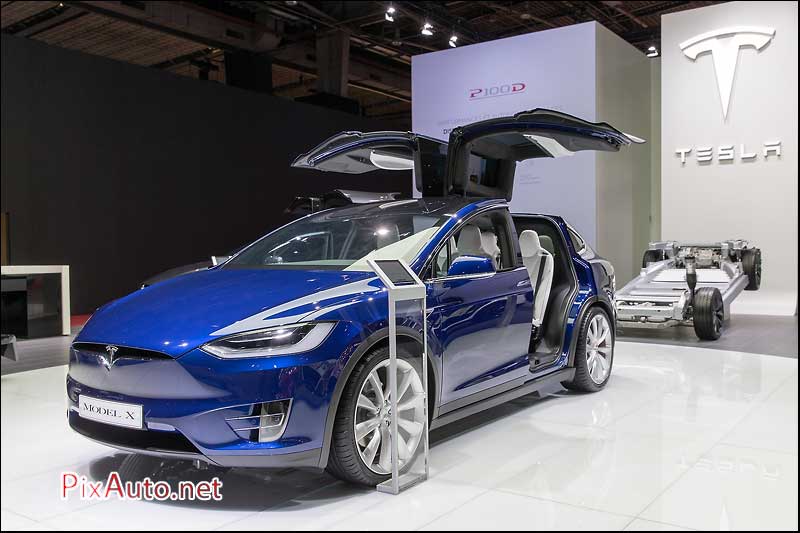 MondialdelAutomobile-Paris, Tesla Model-X
