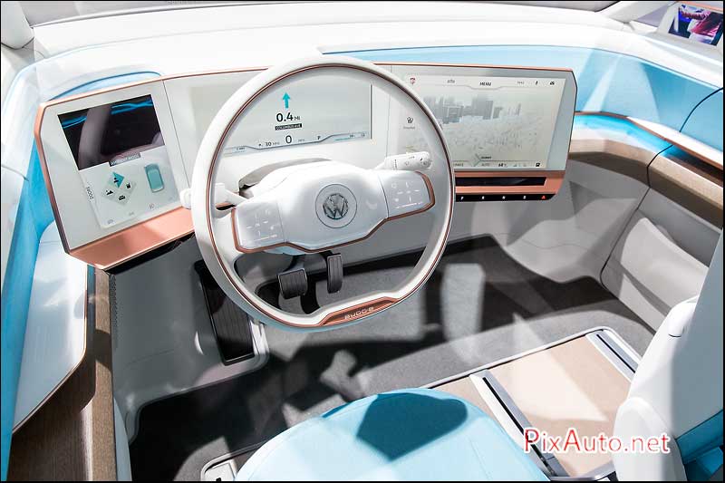 MondialdelAutomobile-Paris, Volkswagen Concept Budd-E Tableau de bord