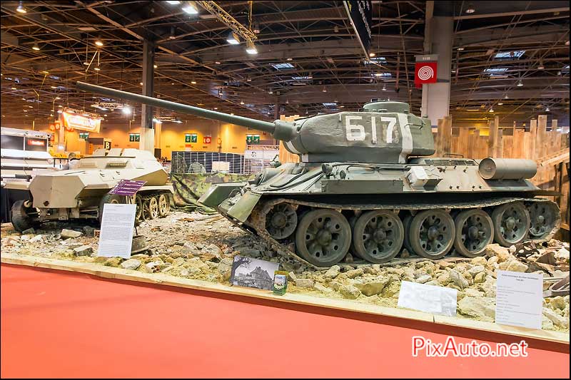 Salon Retromobile, Char Sovietique T34