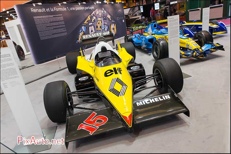 Salon Retromobile, Renault RE40, R26 et Formula-E