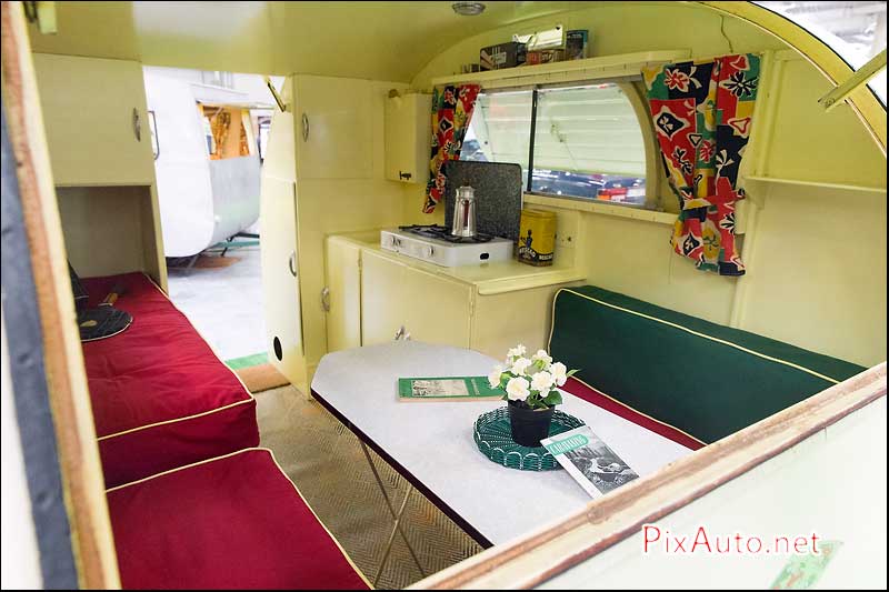 Salon-automedon, Habitacle Caravane Vintage