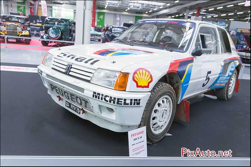 Salon-automedon, Peugeot 205 Turbo 16 Championne du Monde