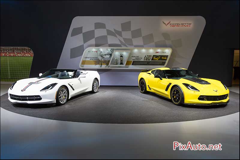 Salon-auto-geneve, Corvette Z06 Convertible et Coupe