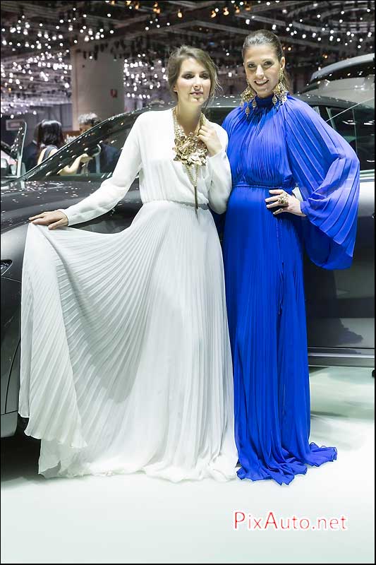 Geneva International Motor Show, hotesses Maserati Levante