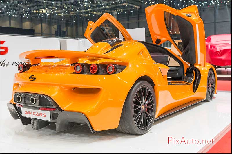 Salon-auto-geneve, Sin Cars R1 Rear