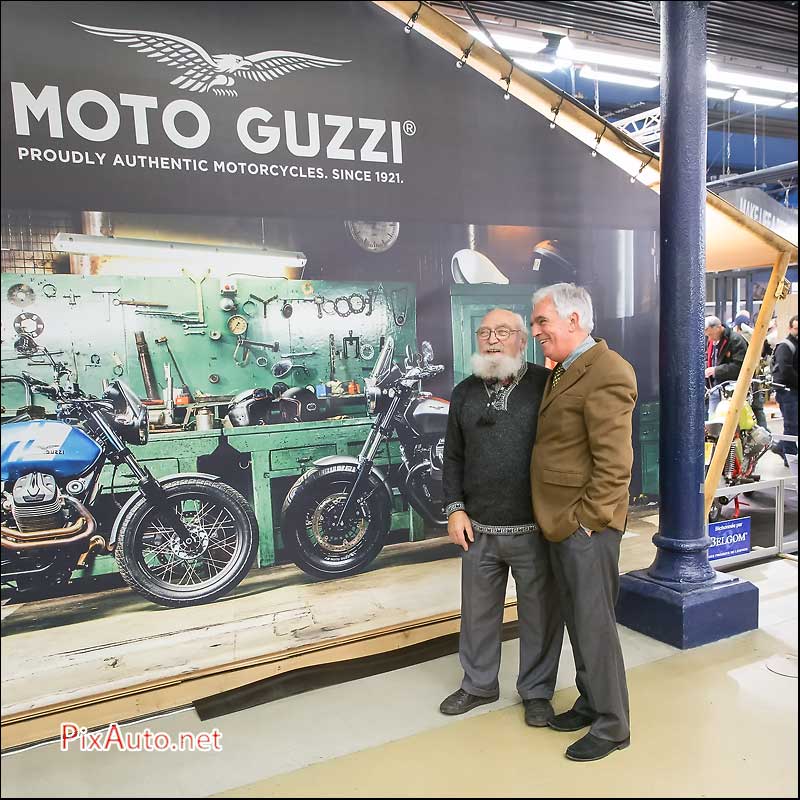 Salon-Moto-Legende, Charles Krajka et Herve Guyomard